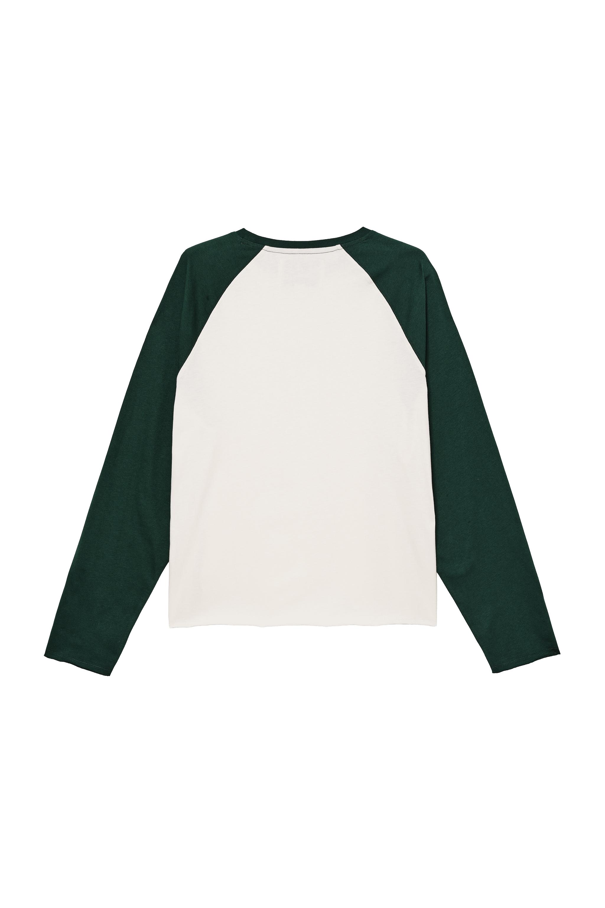 CROPPED COLOR BLOCK T-SHIRT